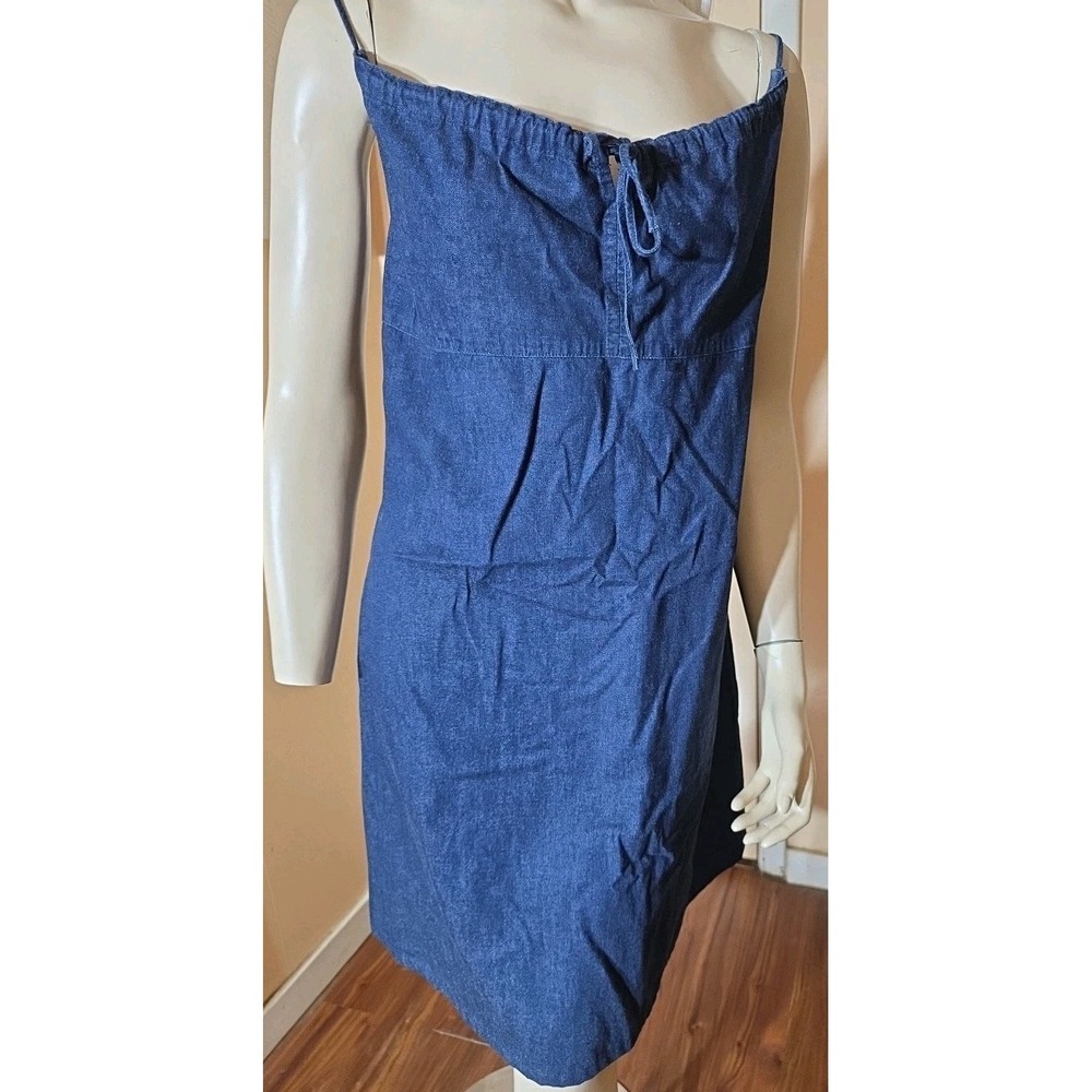 Vintage Gap Denim Cotton Mini Dress Dress Babydoll Coquette‎  Minimalist 90s 14